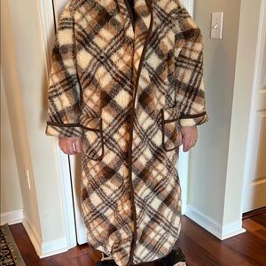 Bauer Brown Plaid Teddy Jacket